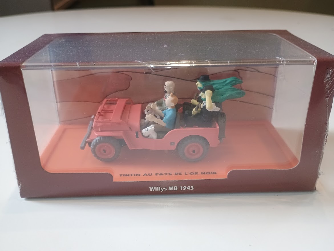 JEEP MINIATURE TINTIN